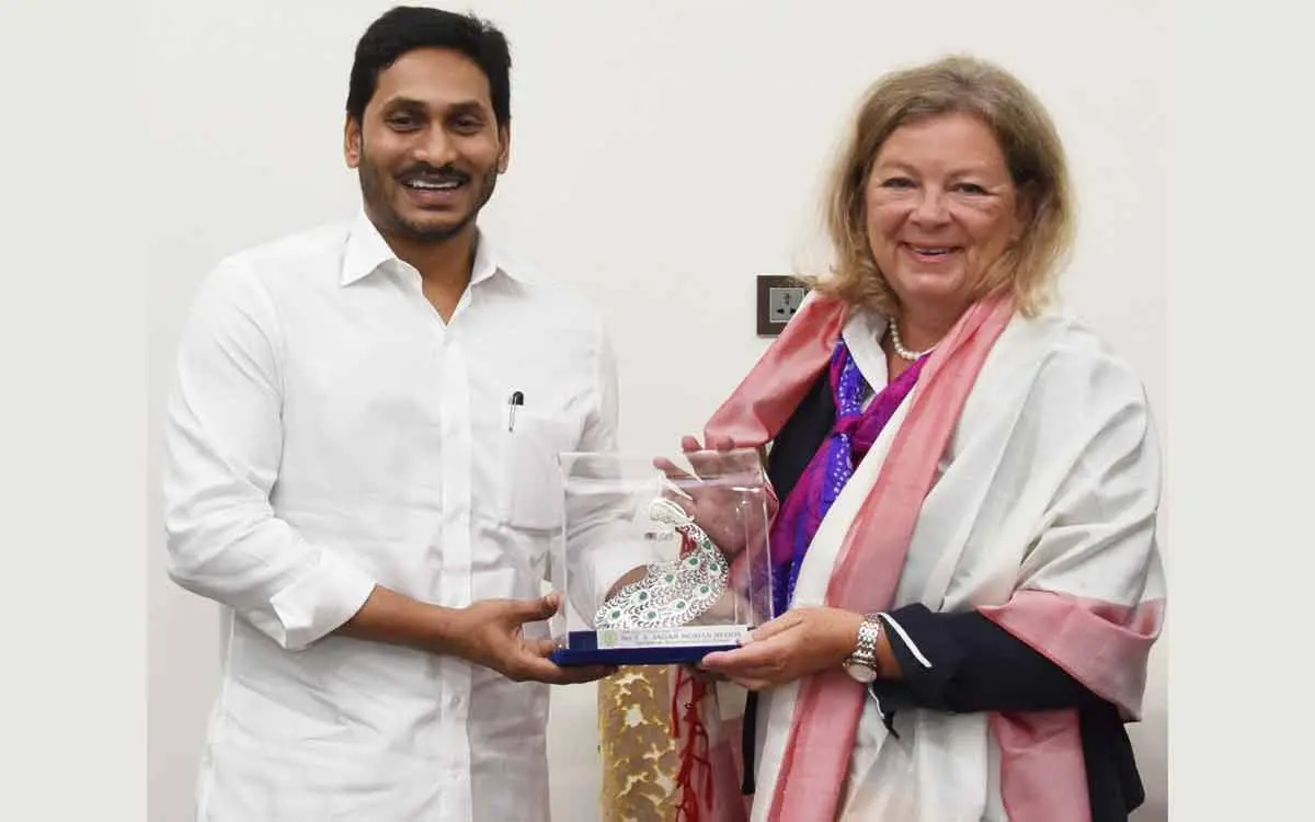 German Consul General meets Andhra Pradesh CM YS Jagan Mohan Reddy