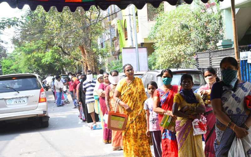 Coronavirus pandemic: Free ration distribution begins in Andhra Pradesh 