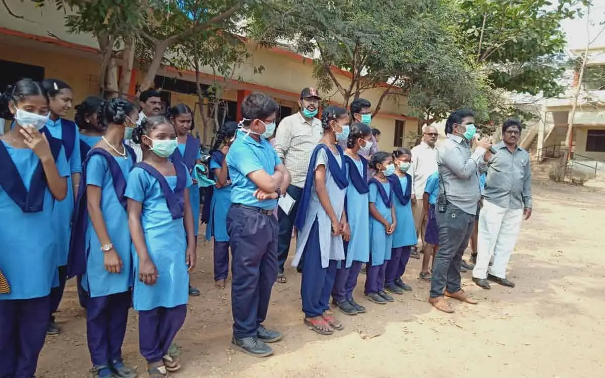 GVMC conducts awareness campaign on coronavirus in Vizag schools