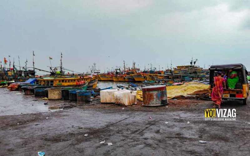 Operations banned at fishing harbour in Visakhapatnam 