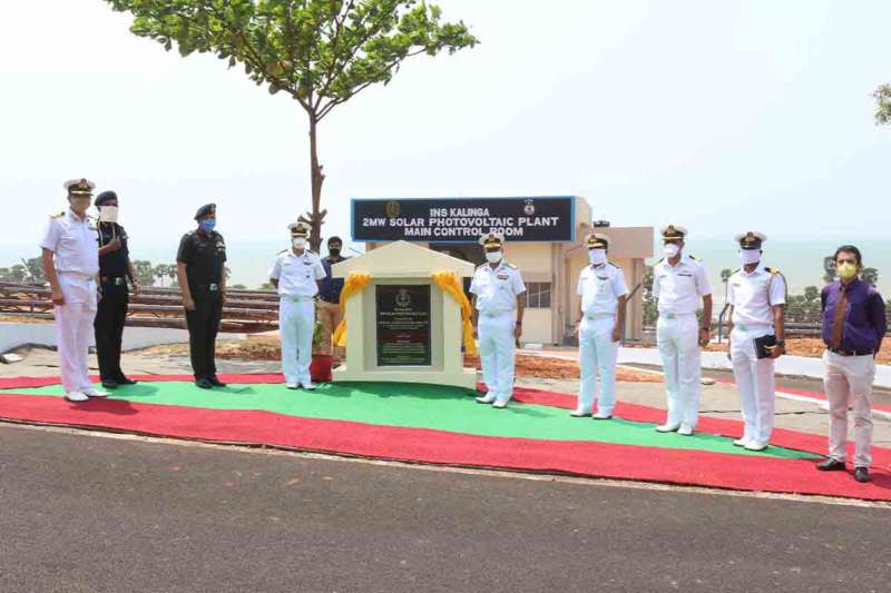 2 MW solar power plant inaugurated at INS Kalinga in Visakhapatnam