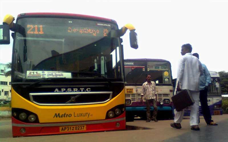 APSRTC bus services in Andhra Pradesh