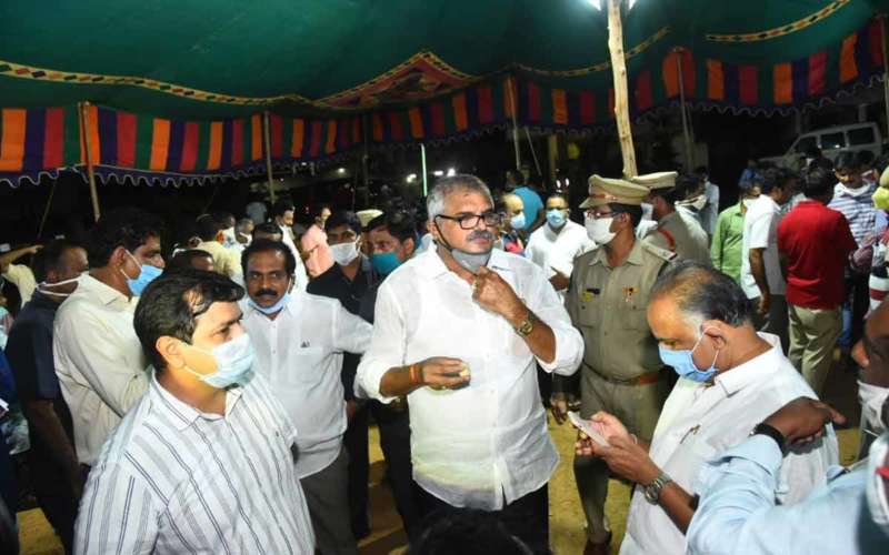 AP Ministers stay overnight near LG Polymers plant to reassure locals