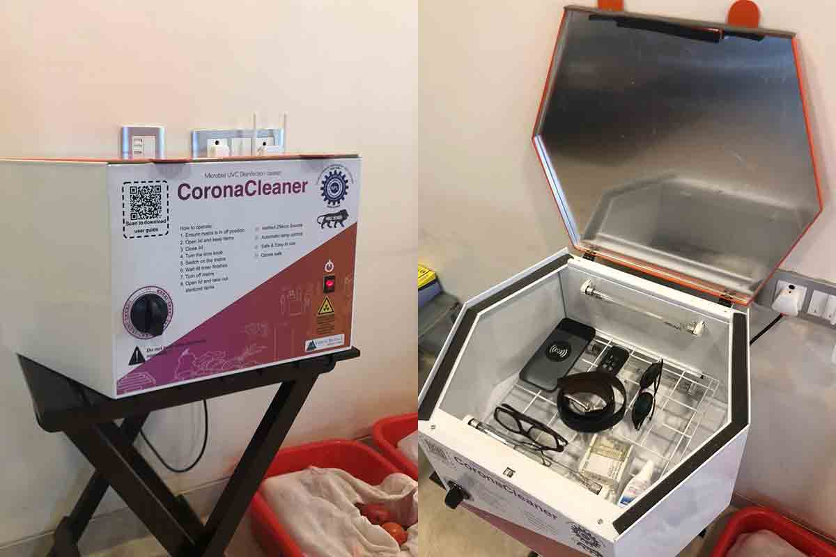 CoronaCleaner launched by Vizag-based entrepreneurs