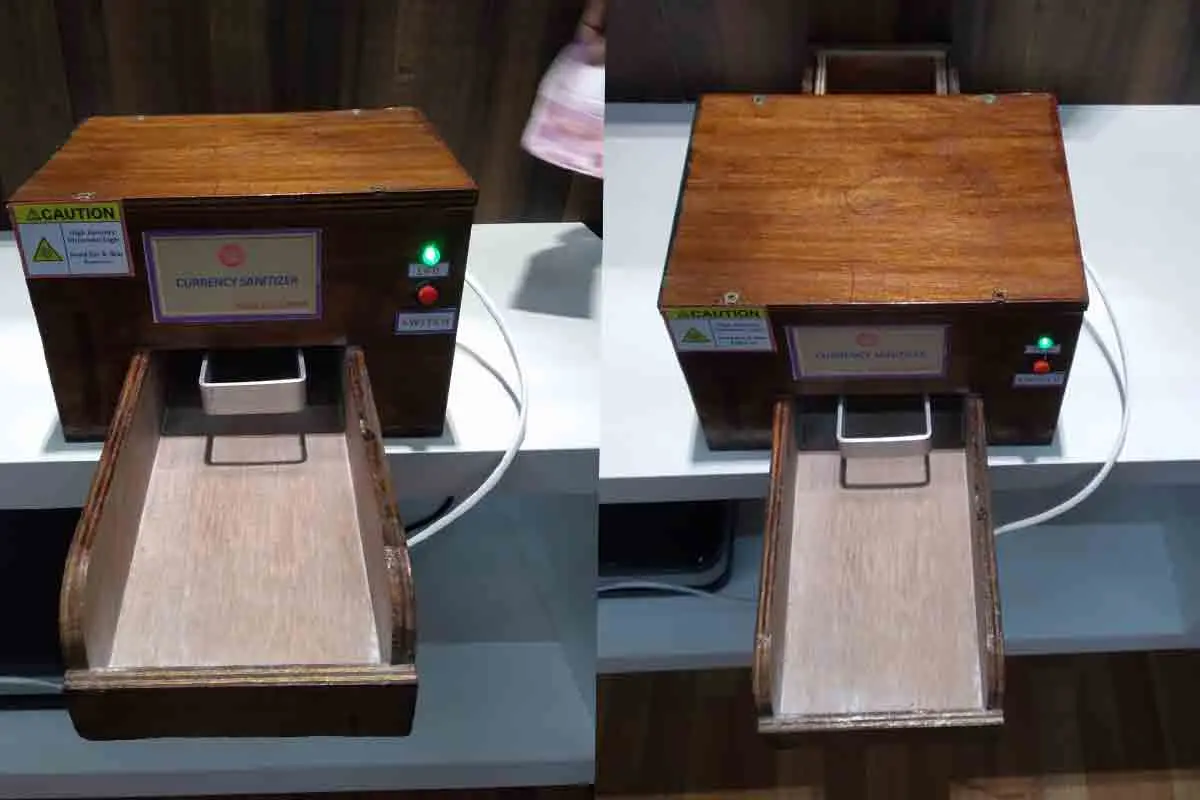 Currency Sanitizers set up at Visakhapatnam railway station amid coronavirus scare