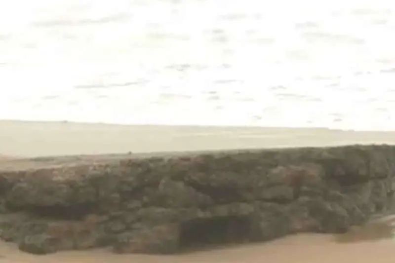 World War 2 era bunker surfaces on Visakhapatnam shore