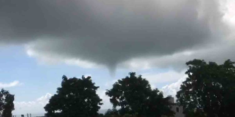 Watch: Waterspout witnessed in Visakhapatnam, leaves locals amused