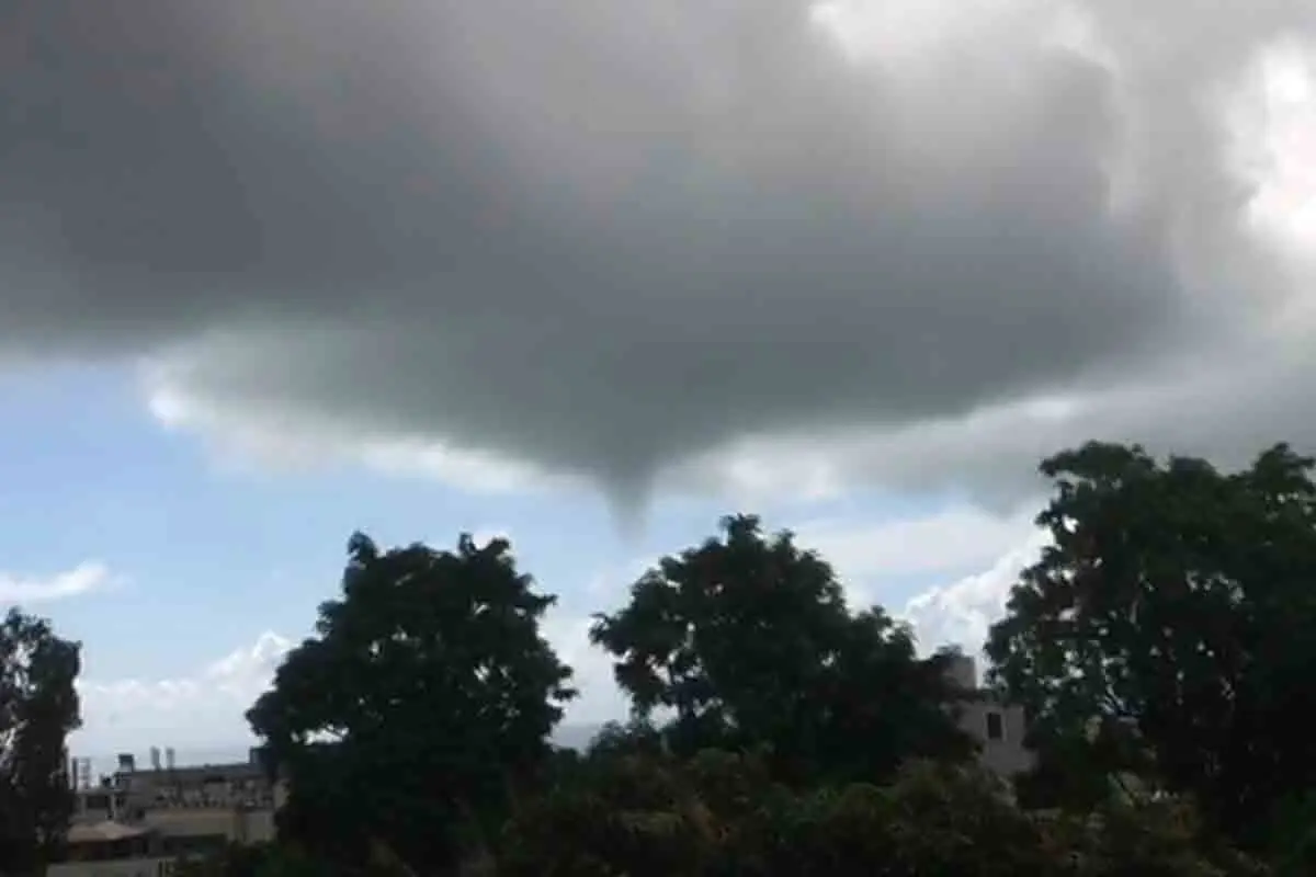 Watch: Waterspout witnessed in Visakhapatnam, leaves locals amused