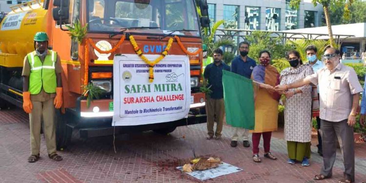 Safaimitra Suraksha Challenge taken up in Visakhapatnam