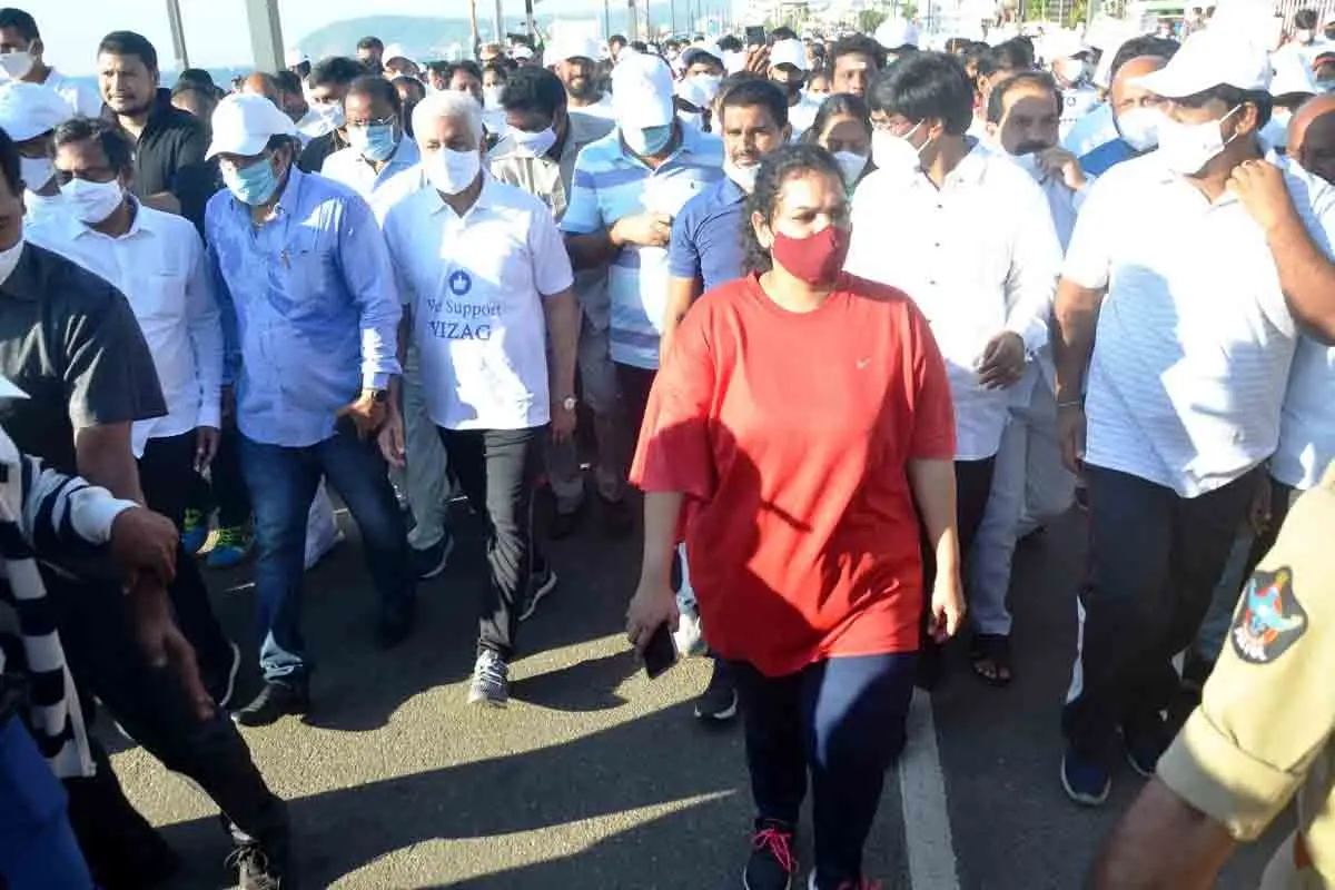 In Images: GVMC conducts Swachha Visakha Marathon in Vizag