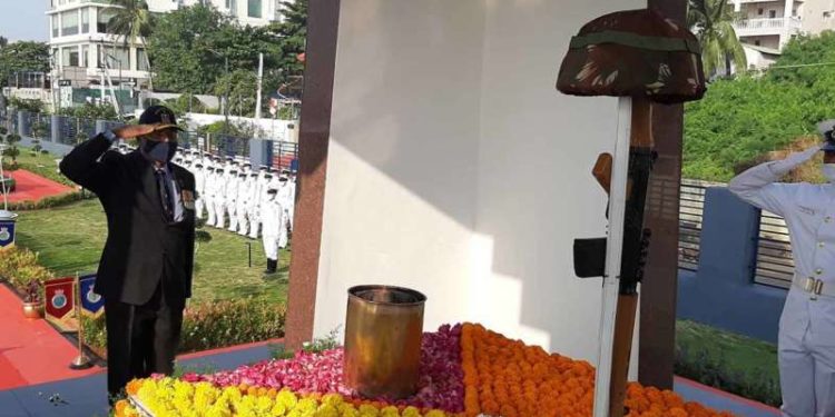 Navy Day in Visakhapatnam: Watch homage being paid at Victory at Sea War Memorial