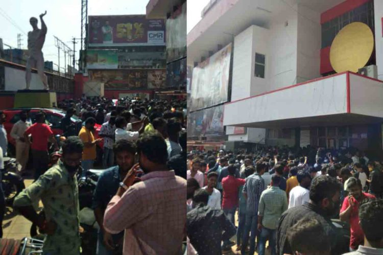Watch: Fans turn up in large numbers as Krack hits theatres in Vizag