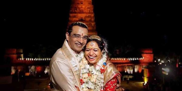 See Pics: Singer Sunitha and Ram Veerapaneni at their wedding