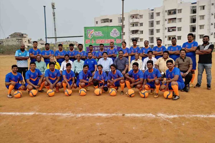 24 new football coaches trained in Visakhapatnam