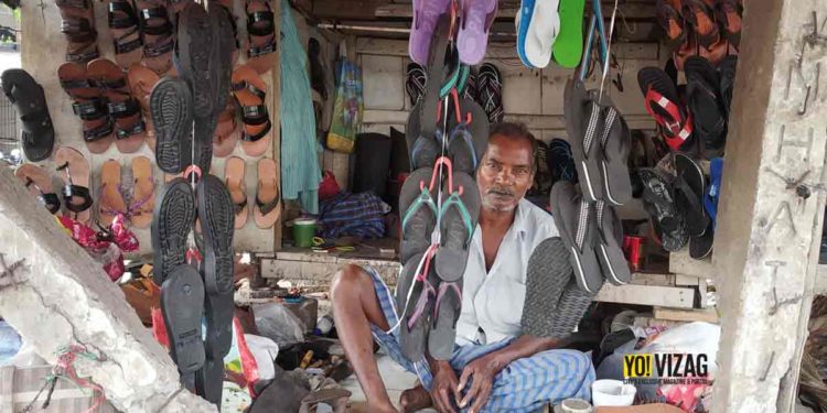 Meet Pothuraju, the undeterred cobbler thatha in Vizag
