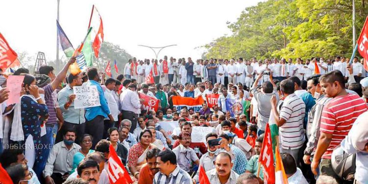 YSRCP lends its voice, joins protest against Visakhapatnam Steel Plant privatisation