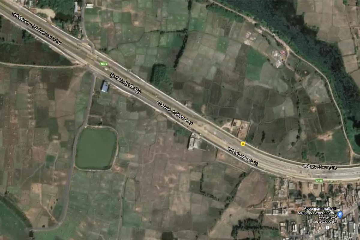 Major cities that lie along the National Highway passing Vizag