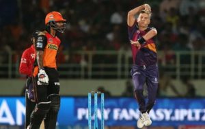 Zampa taking a 6-fer in one of the IPL matches at Vizag