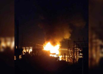 Substation in Vizag catches fire; no casualties reported so far