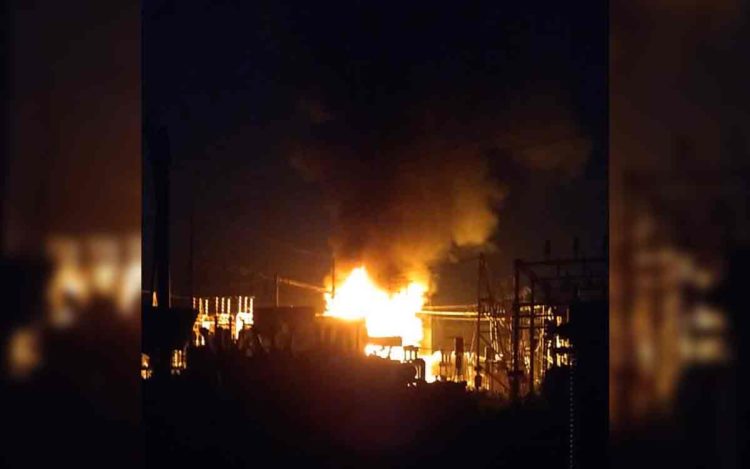 Substation in Vizag catches fire; no casualties reported so far