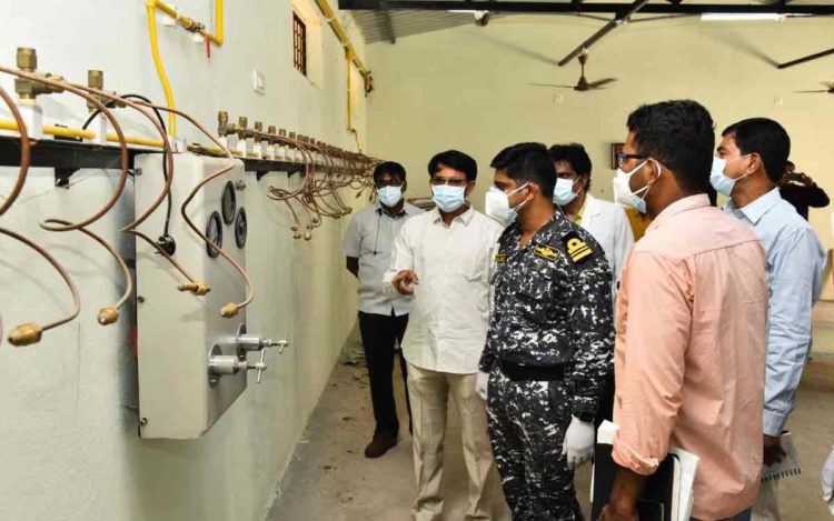 Navy and AP Govt to repair and audit Oxygen systems at major hospitals