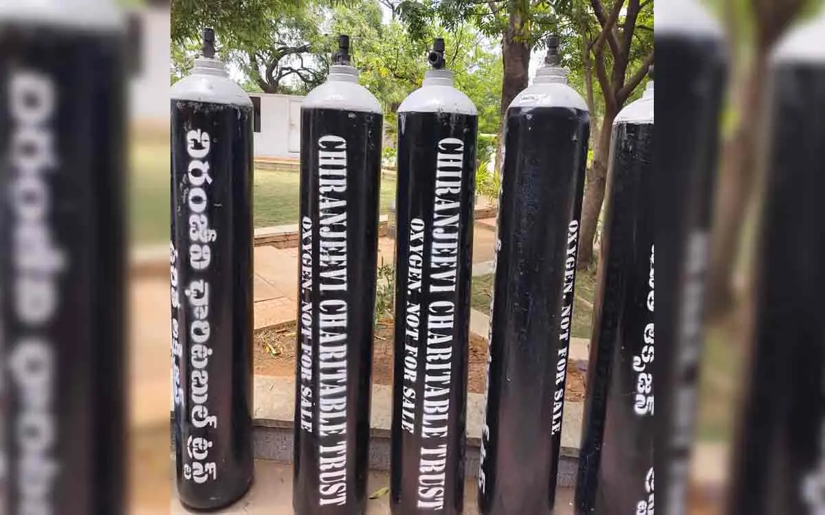 Chiranjeevi Oxygen Bank now open in Vizag for those in need of Oxygen