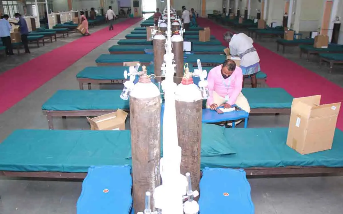 300 Oxygen bed facility open for Covid-19 patients at Sheela Nagar, Vizag