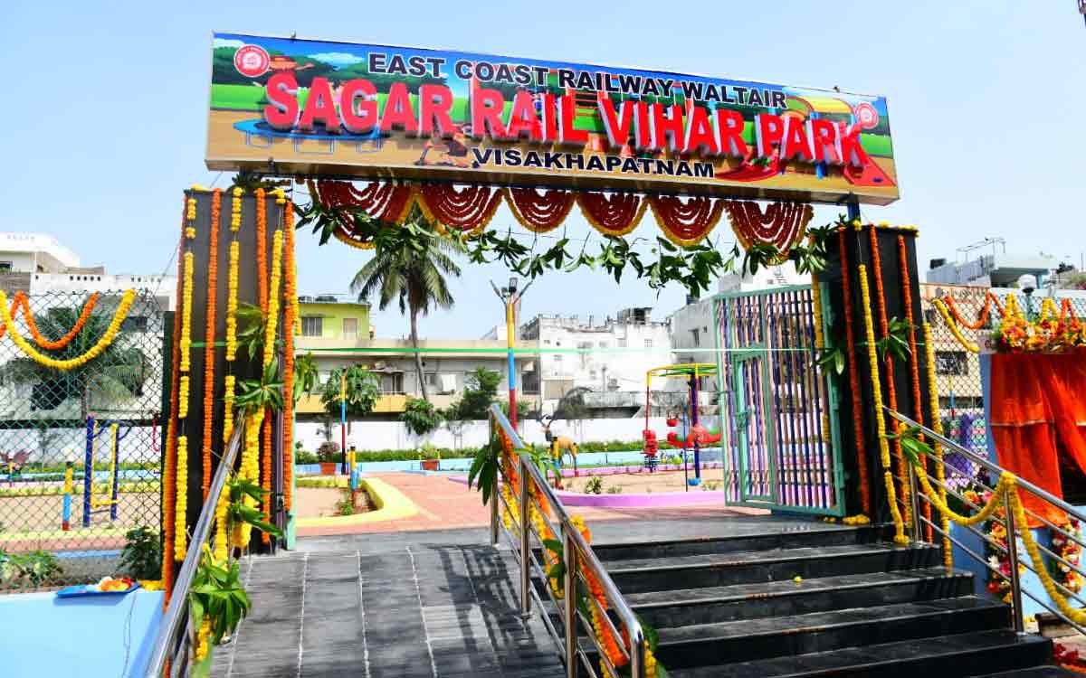 International Yoga Day: Waltair Division opens a Rail Vihar Park in Vizag