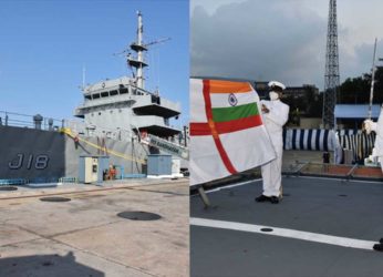 INS Sandhayak decommissioned at Naval Dockyard Visakhapatnam