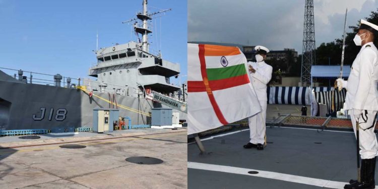 INS Sandhayak decommissioned at Naval Dockyard Visakhapatnam