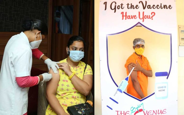 The Spicy Venue organises a vaccination drive for its employees in Vizag