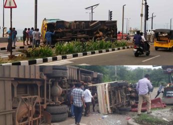 Two road accidents in Vizag early morning on Wednesday