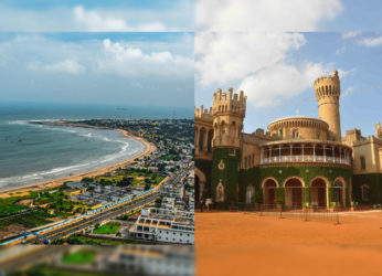 Various ways to cover the distance from Visakhapatnam to Bangalore 