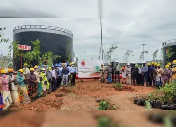 Indian Oil conducts a tree plantation drive at its terminal in Vizag