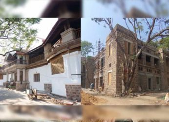Old Municipal Office and Town Hall buildings being renovated in Vizag