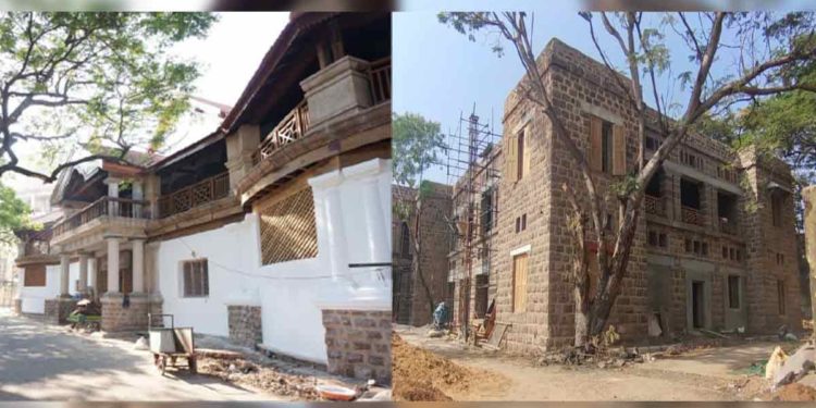 Old Municipal Office and Town Hall buildings being renovated in Vizag