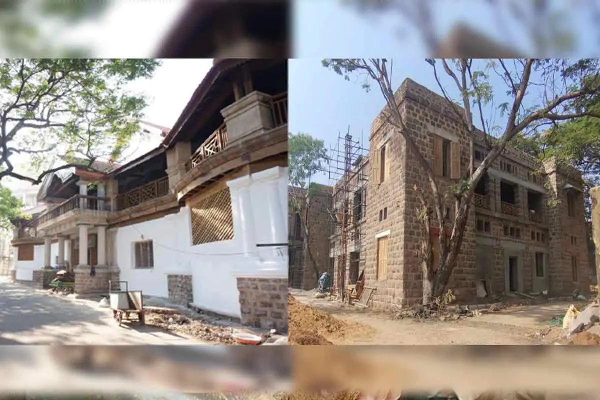 Old Municipal Office and Town Hall buildings being renovated in Vizag
