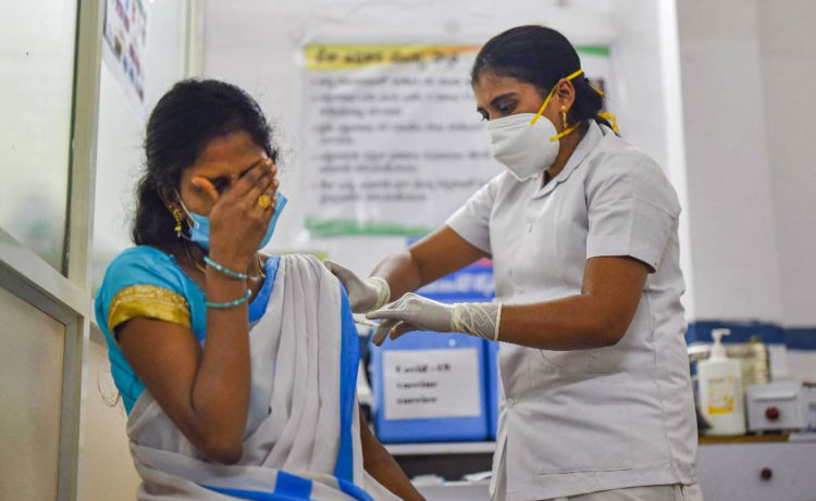 Visakhapatnam led in vaccination numbers among all AP districts on Friday