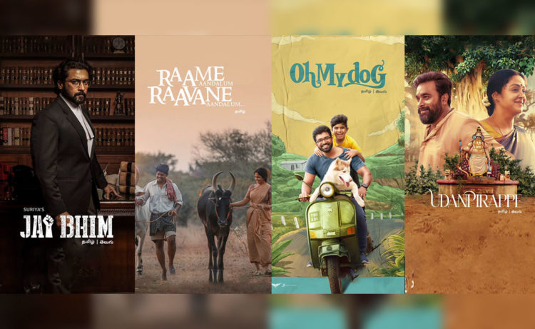 Amazon Prime Video to release these 4 Tamil films from Sept to Dec 2021