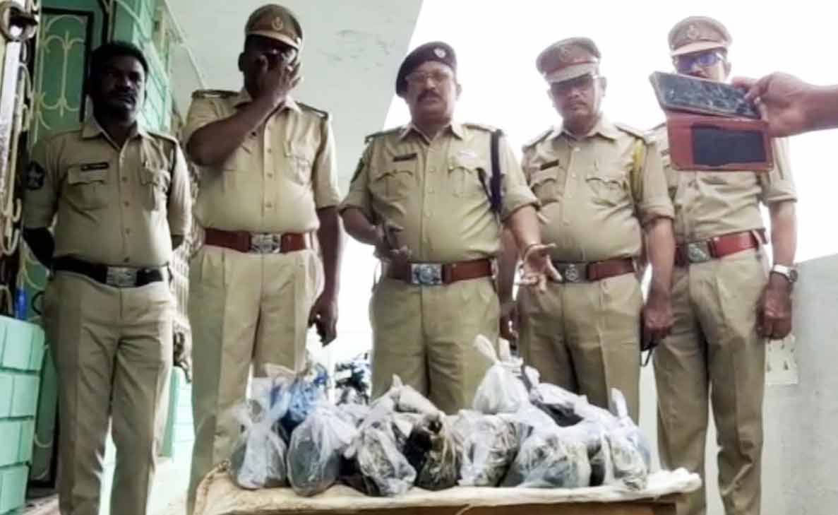 liquid ganja seized Visakhapatnam Agency