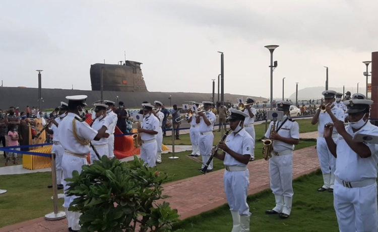 A live performance by Navy Band at RK Beach energises people of Vizag