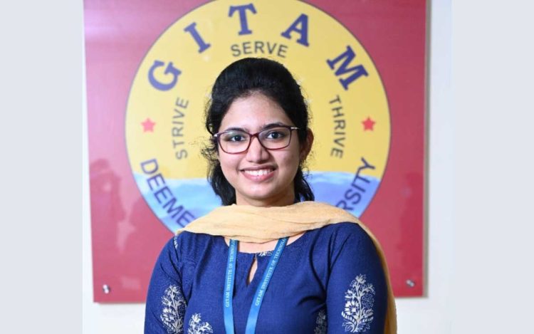 4th year GITAM student bags a whopping package in placements