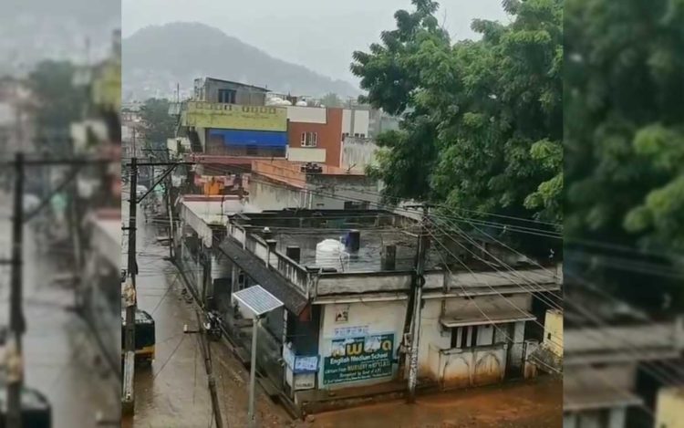 cyclone gulab vizag, vizag rain