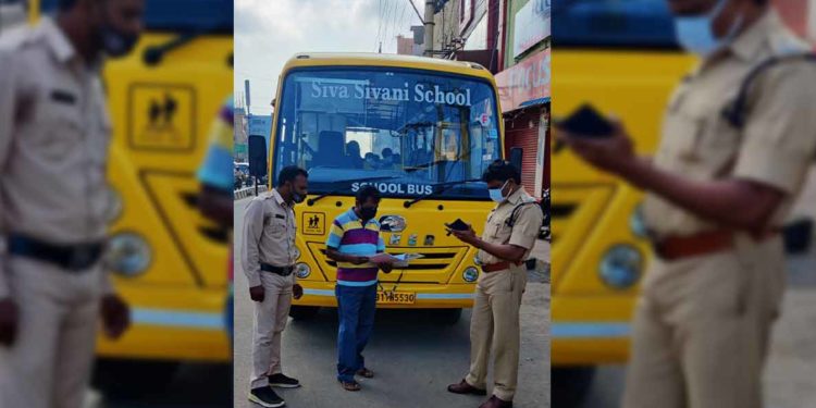 RTO Vizag says that school buses without fitness certificate will be seized