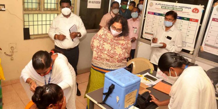 Visakhapatnam stays on top in overall vaccination numbers in Andhra Pradesh