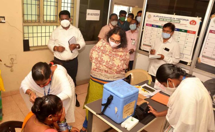 Visakhapatnam stays on top in overall vaccination numbers in Andhra Pradesh