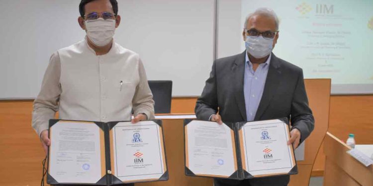 IIM Vizag signs MoU with Hindustan Shipyard Limited for research projects and training programs