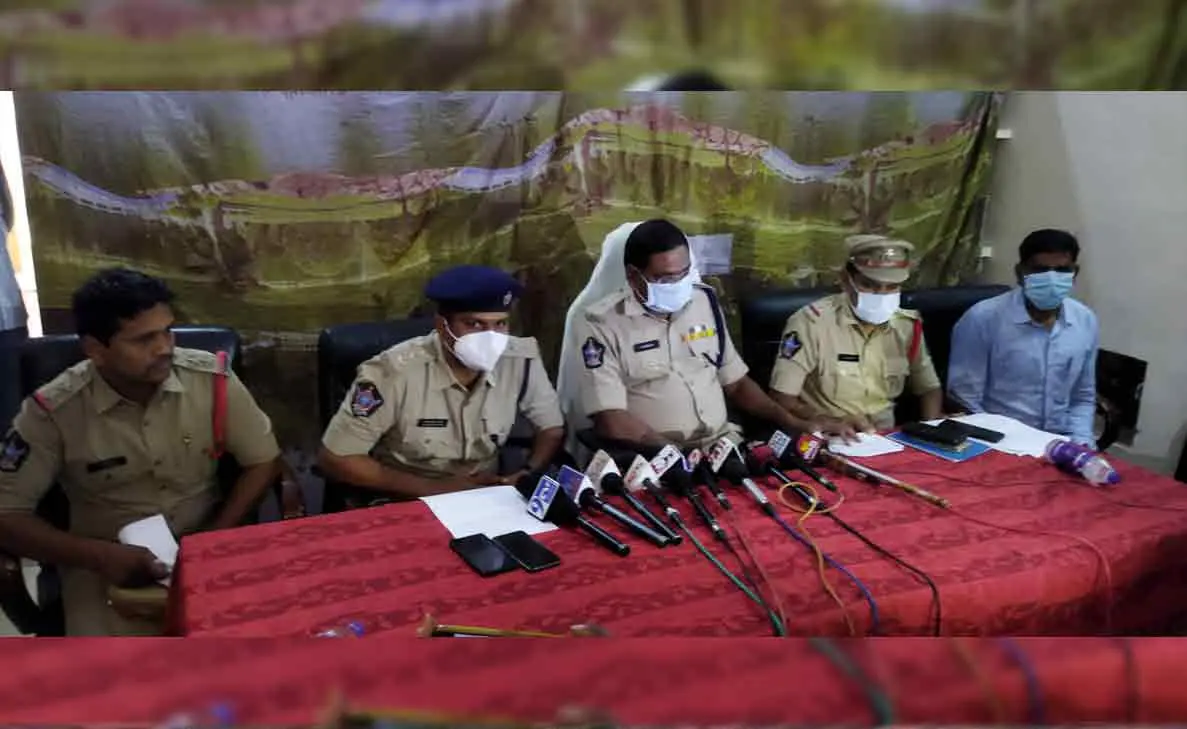 Vizag City Police arrests the accused in a failed ATM theft in quick time