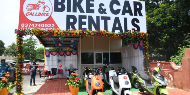 electric bike at visakhapatnam railway station
