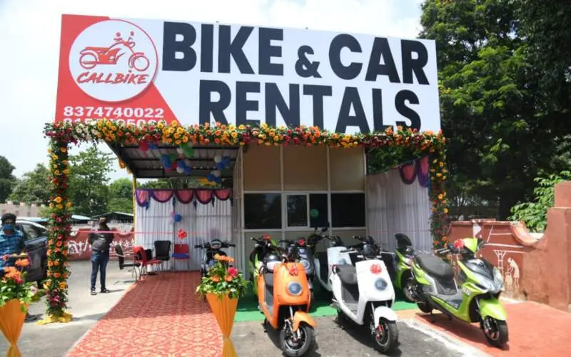 New electric bike and car rental facility at Visakhapatnam railway station
